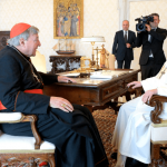 Cardinal Pell Meets With Pope Francis