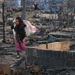 Blaze destroys refugee camp in Lebanon