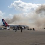 Dozens of people killed or injured in attack on Aden airport
