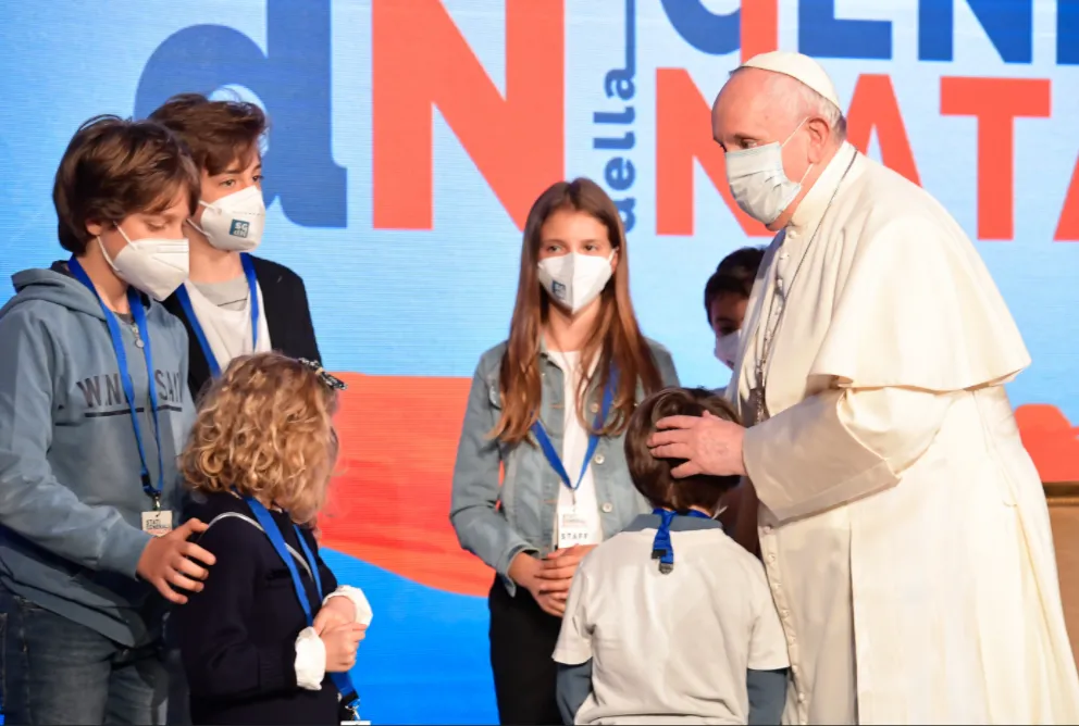 Pope Francis asks society which it values more: Children or money