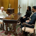 UPDATE: Pope meets with genocide survivor who inspired his Iraq trip